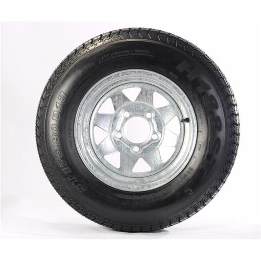mericana Tire & Wheel 8-Spoke Galvanized ST175/80D-13 Automotive Specialty Parts1360 lbs Capacity