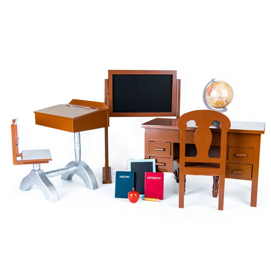 The Queen's Treasures 18" Doll Teacher & Student Desks Set