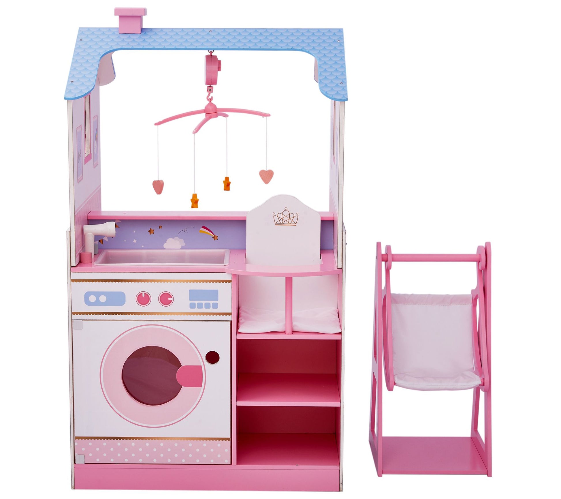Teamson Kids Classic Doll Changing Station Dollhouse