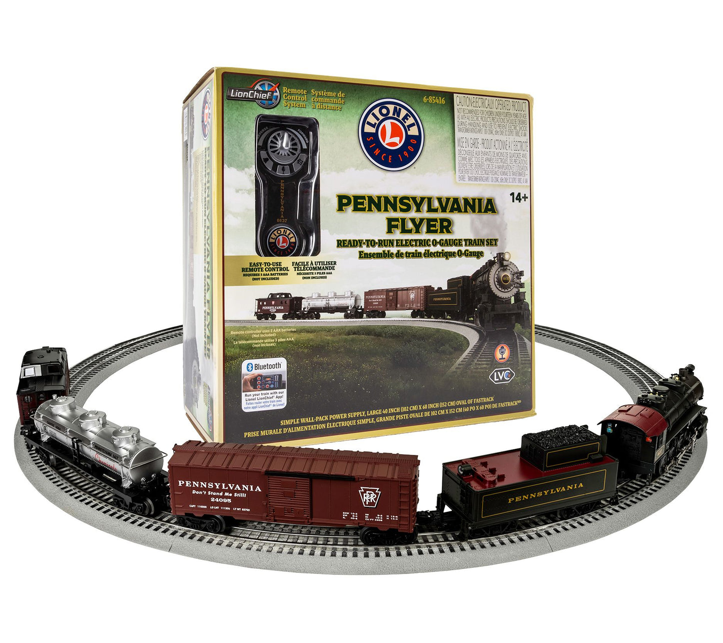 Lionel Pennsylvania Flyer LionChief Train Set wBluetooth 5.0