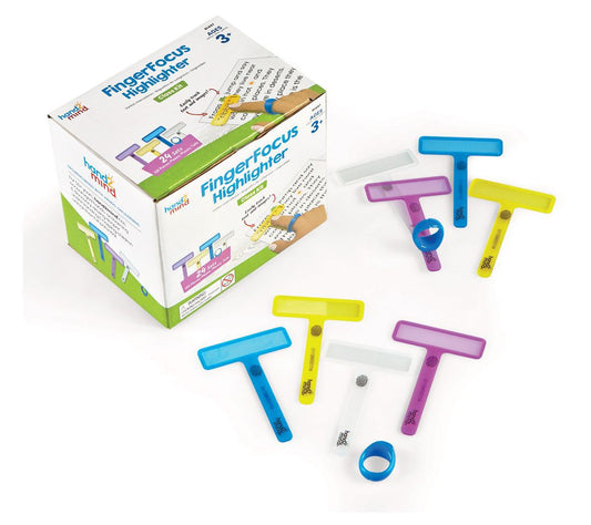 hand2mind Set of 24 FingerFocus Highlight Class Kit