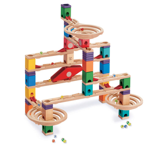 Hape Quadrilla Wooden Marble Run Construction The Cyclone