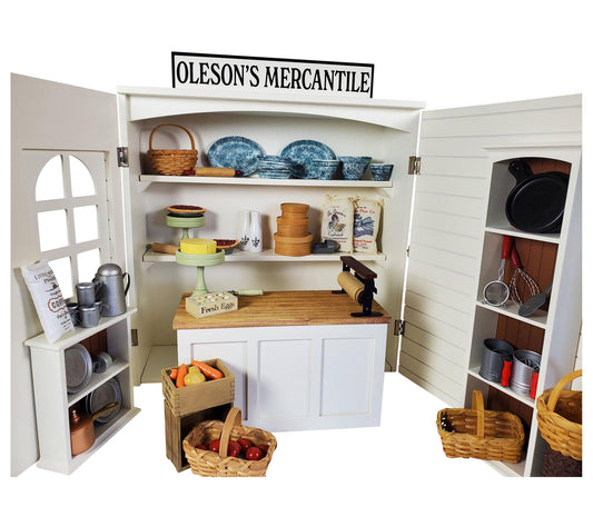 The Queen's Treasures Oleson's Mercantile 18-Inch Doll Toy Set