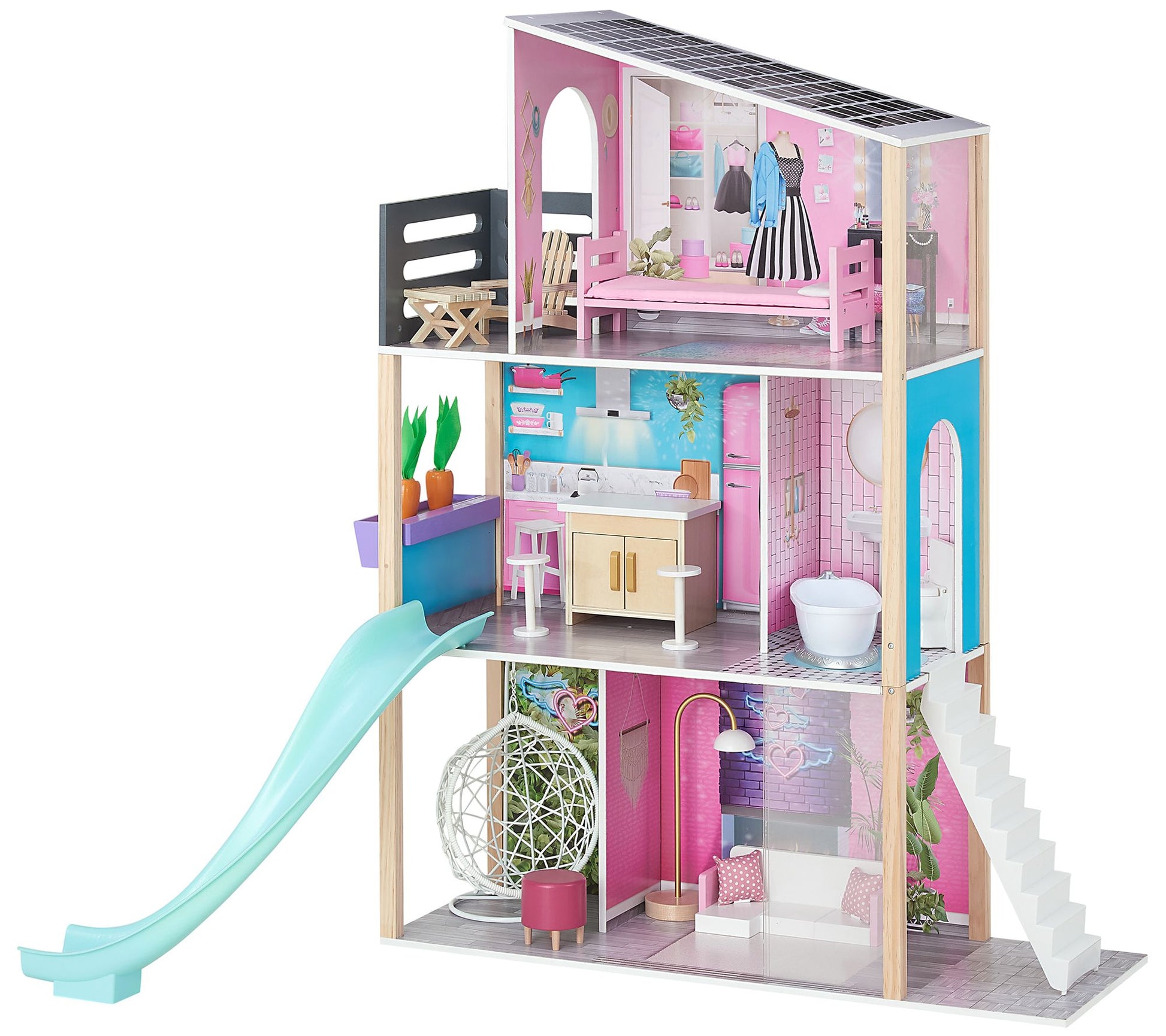 Teamson Kids Dreamland Boho Beach House & Accessories