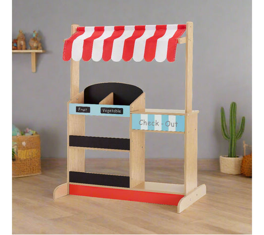 Teamson Kids My Little Helper Market Stand Playset