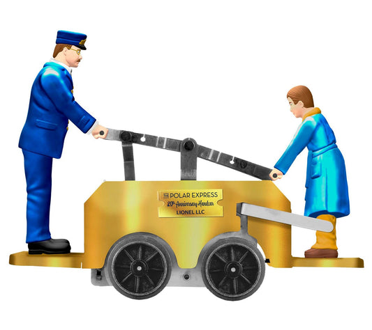 Lionel The Polar Express 20th Anniversary GoldPlated Handcar