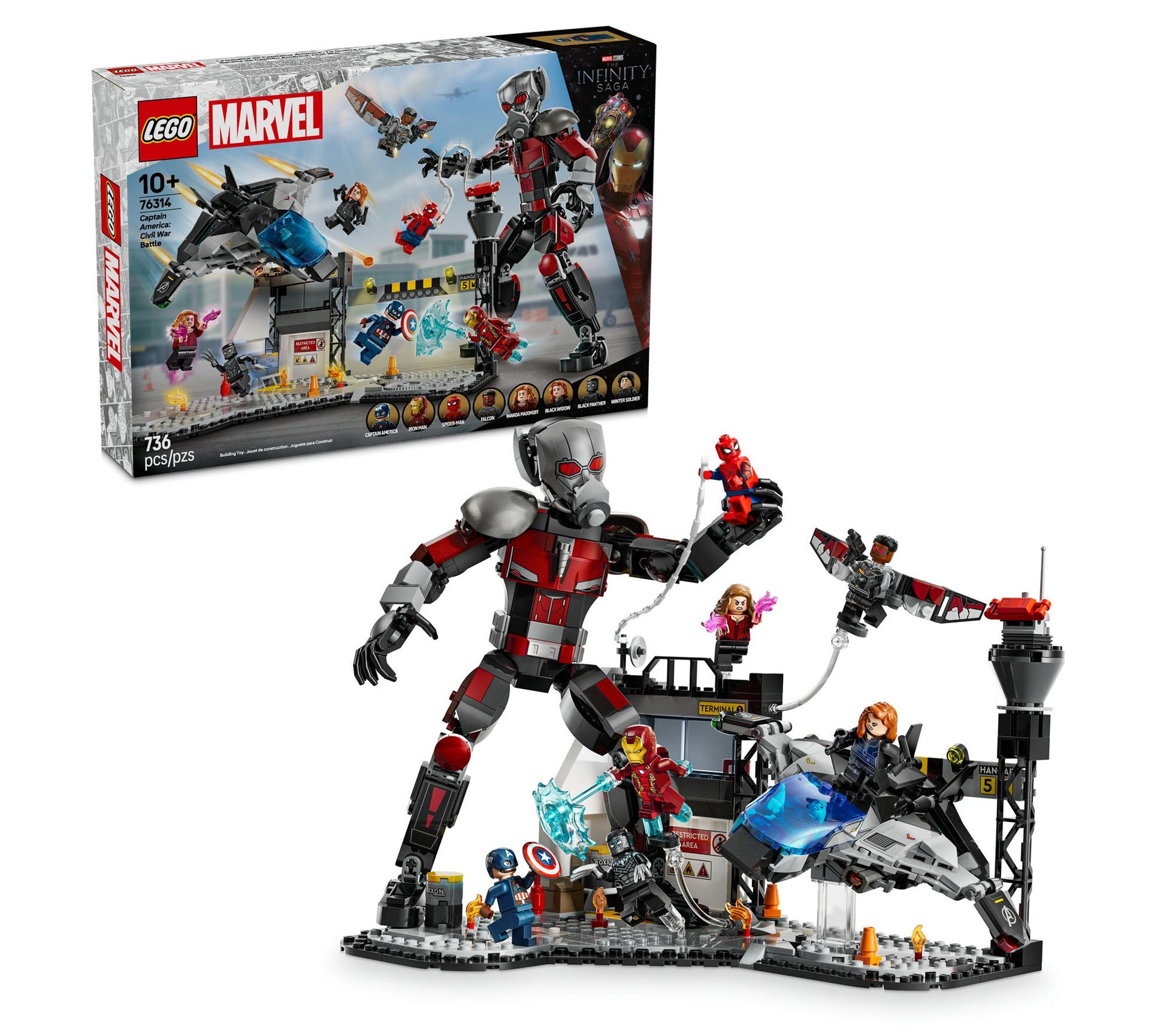 LEGO Marvel Captain America Civil War Action Battle Buildable
