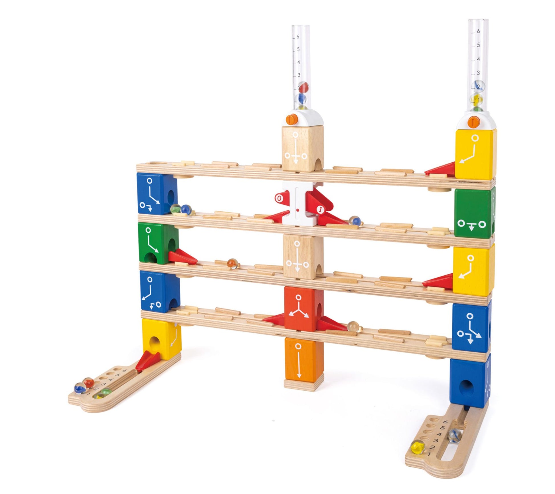 Hape Quadrilla Basic Coding Marble Run Set - 102pc