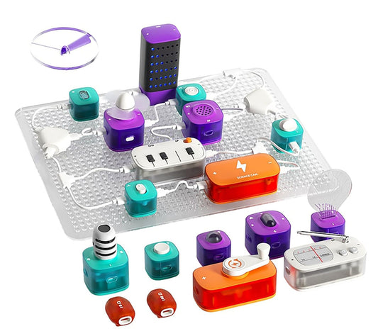 Hape Science Can Block Circuit Super Kit - Physical Sciences