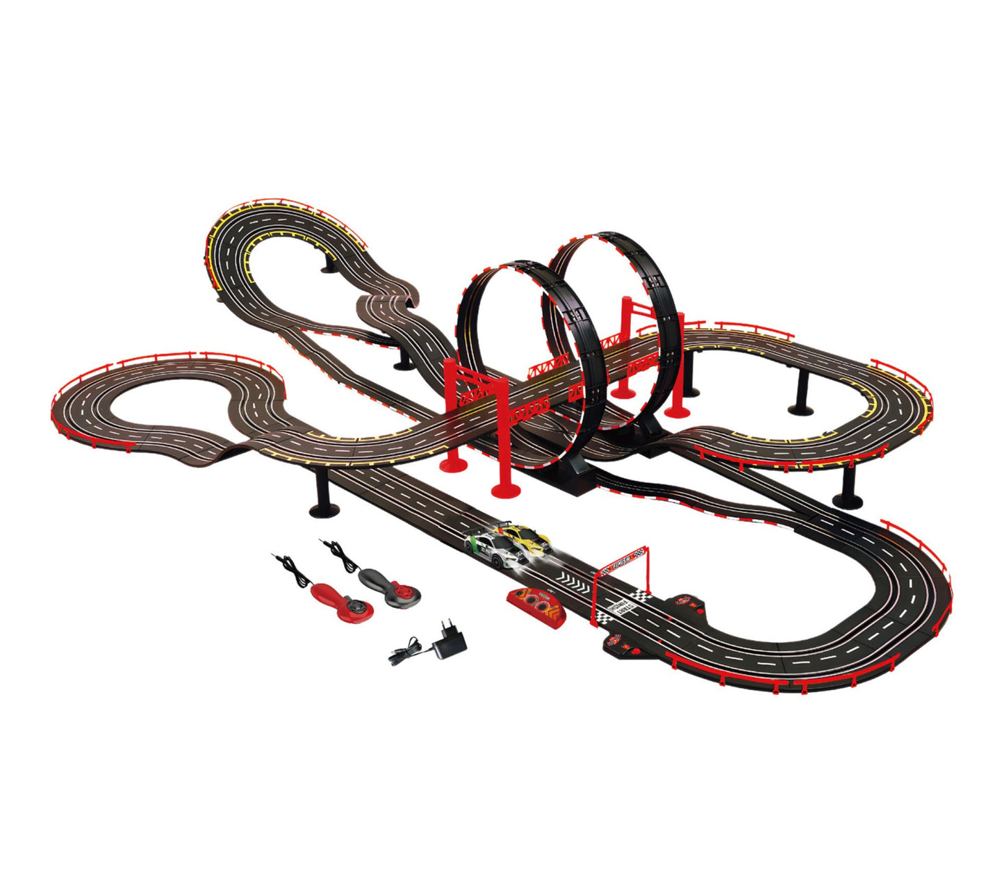 RaceXCale: Mega Loop Racer - Slot Car Track Electric Toy Set