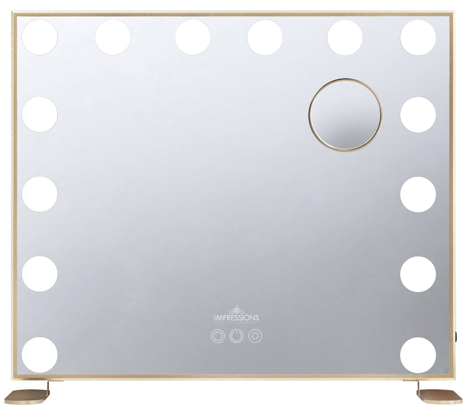 Impressions Hollywood Tri-Tone Plus Makeup Mirror