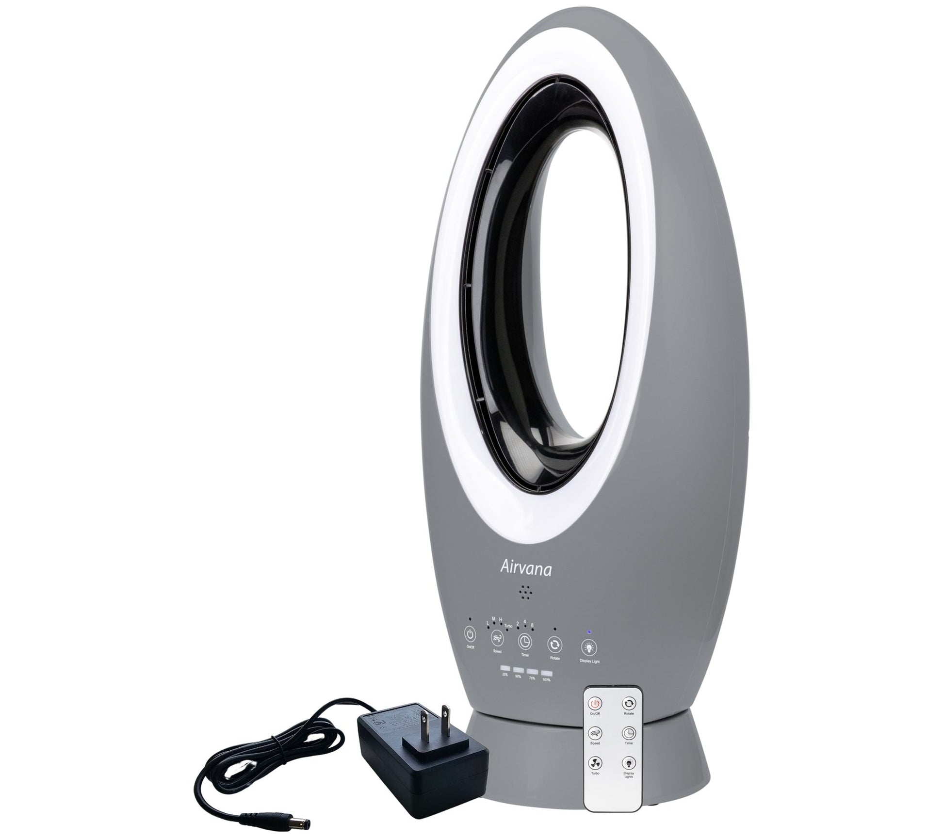 Airvana Cordless Indoor/Outdoor 4-Speed Bladeless Fan